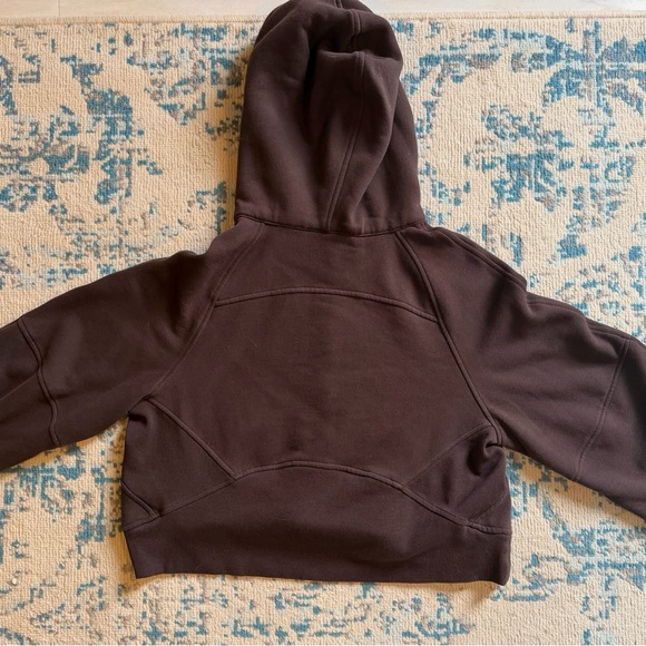 Lululemon Brown Half-Zip Scuba - Picture 2 of 5
